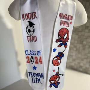 Spider-Man Graduation Stole